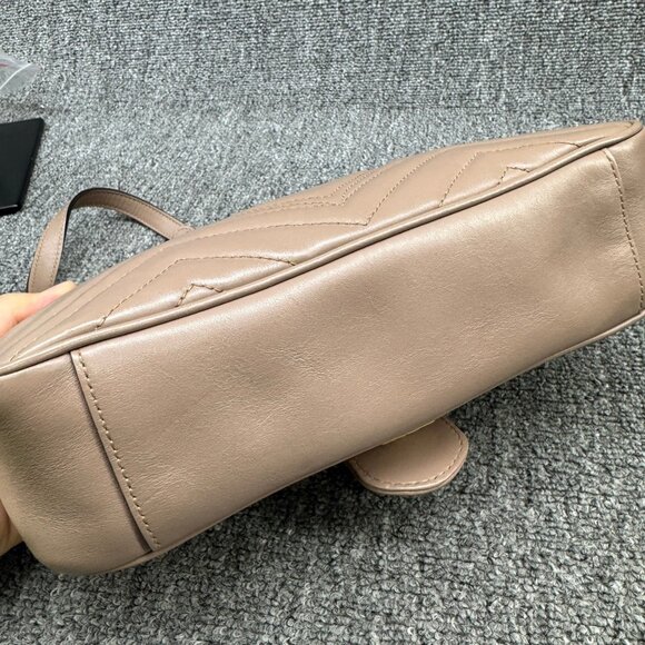 Gucci Marmont Small Brown Leather Crossbody Bag fbcco999-102225 - Picture 8 of 15